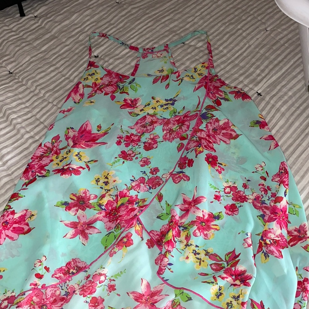 Cute floral tank top